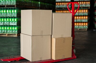 wholesale warehouse - pallets of jars